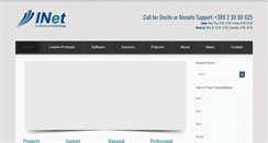 Desktop Screenshot of inet.com.mk